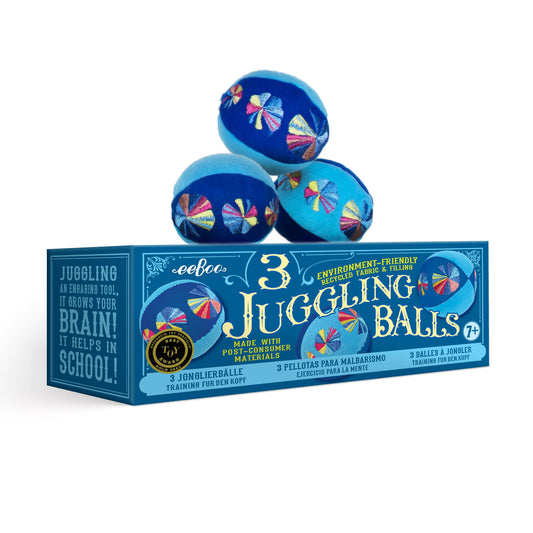 Eeboo Juggling Balls (Blue)