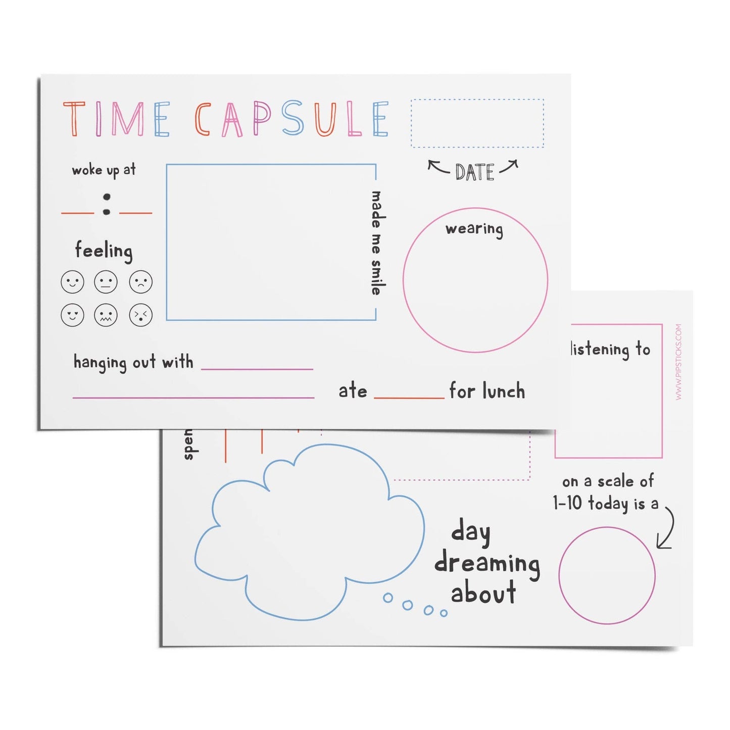 Pipsticks Time Capsule Card Pack (12 Cards)