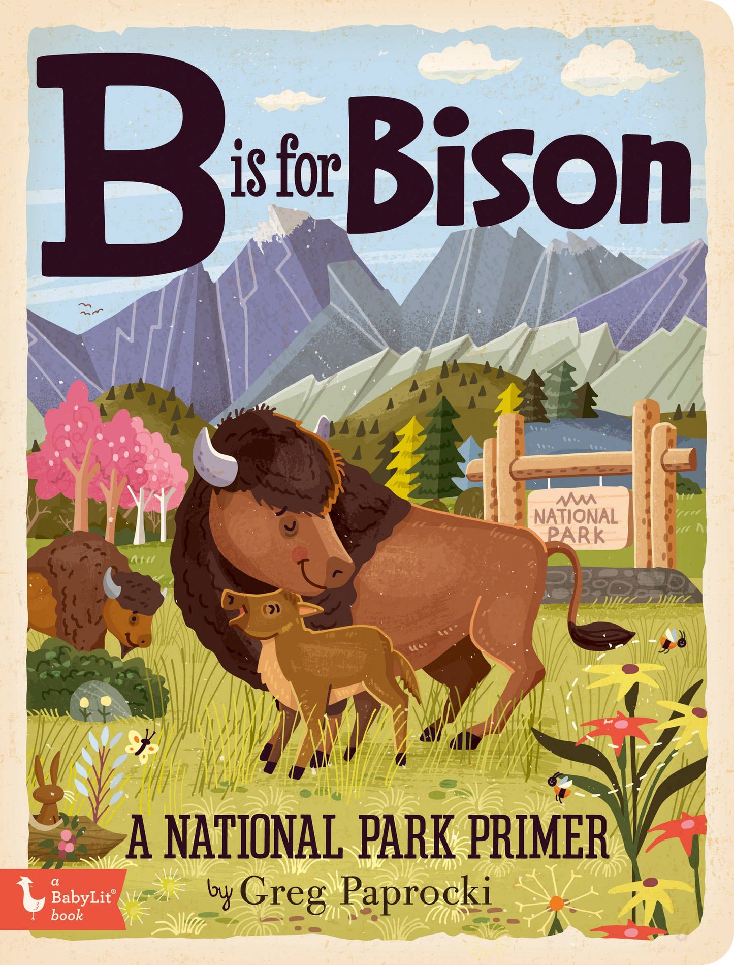 Alphabet Board Book; B is for Bison