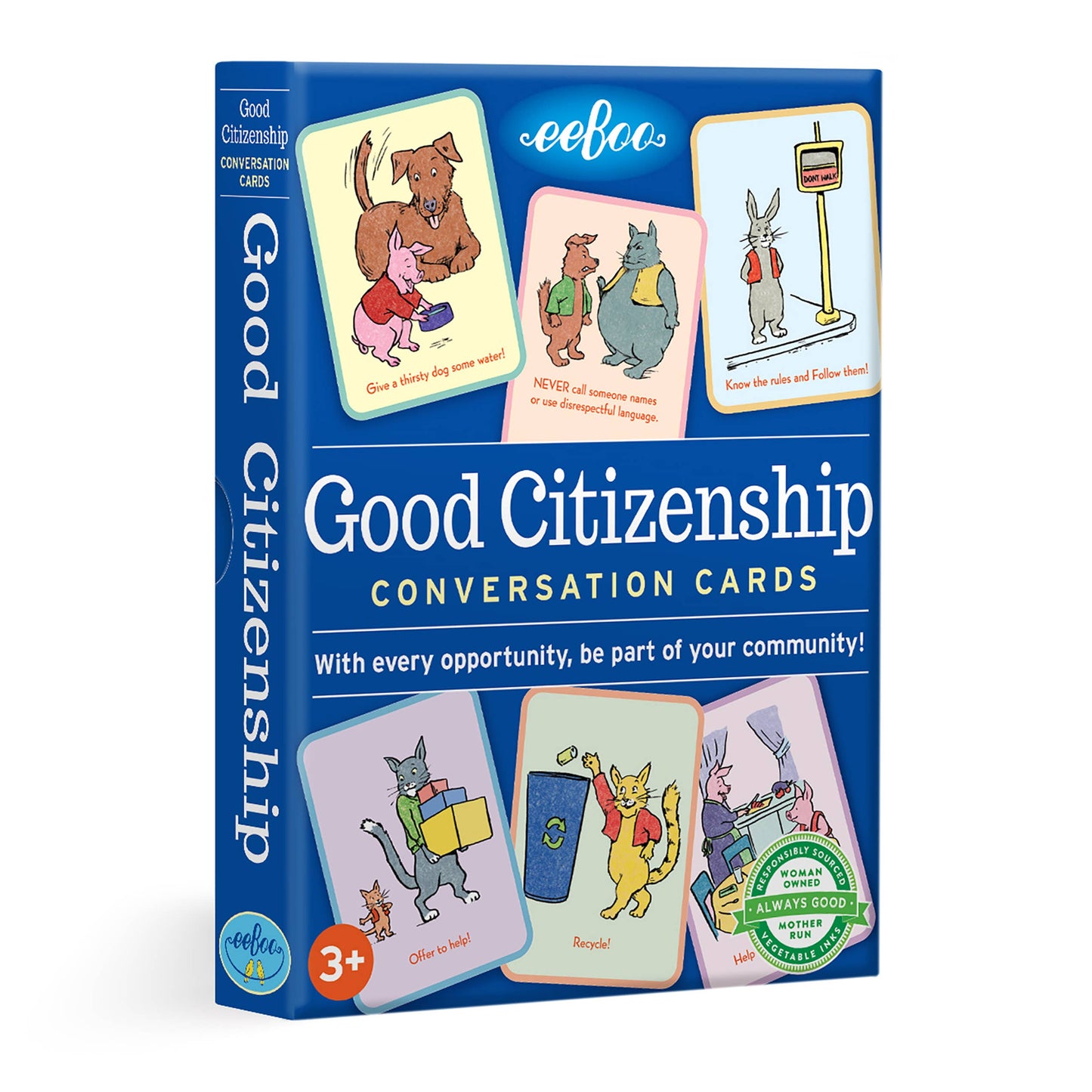 Eeboo Conversation Cards; Good Citizenship