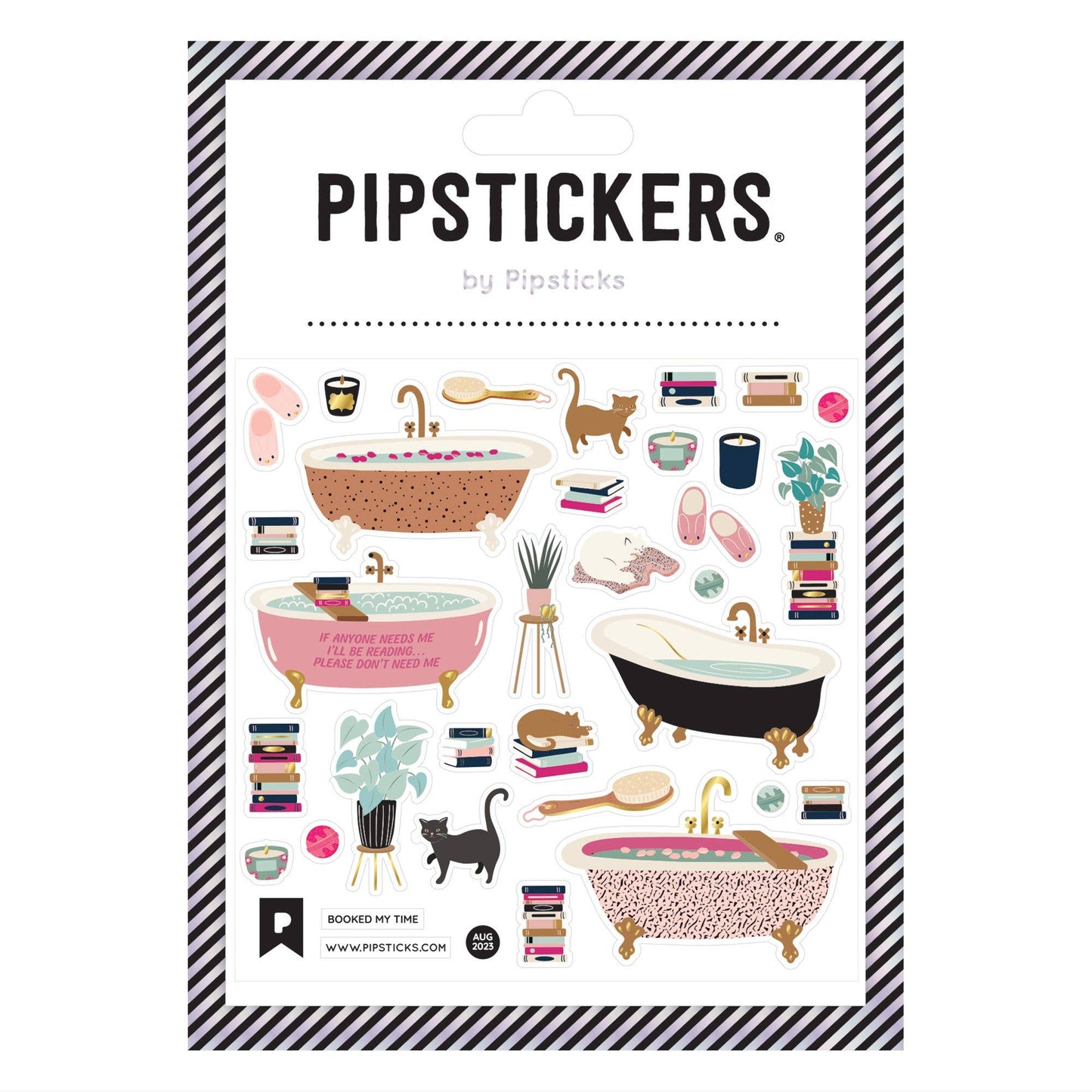 Pipsticks Sticker Sheet; Booked My Time