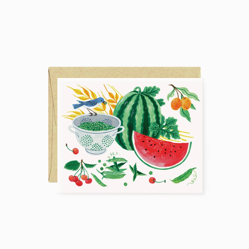 Greeting Card; Summer Sweet