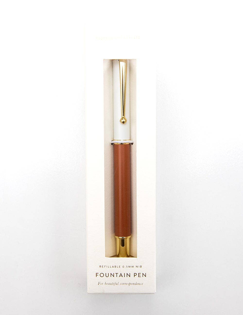 Fountain Pen; Burnt Sienna (Boxed)