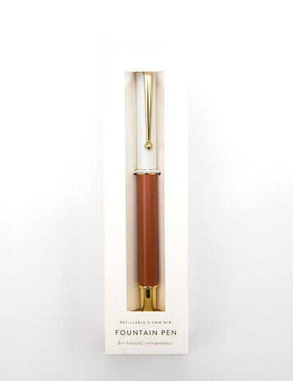 Fountain Pen; Burnt Sienna (Boxed)