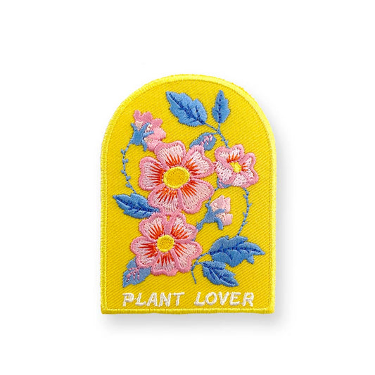 Embroidered Patch; Plant Lover By Antiquaria (Iron On)