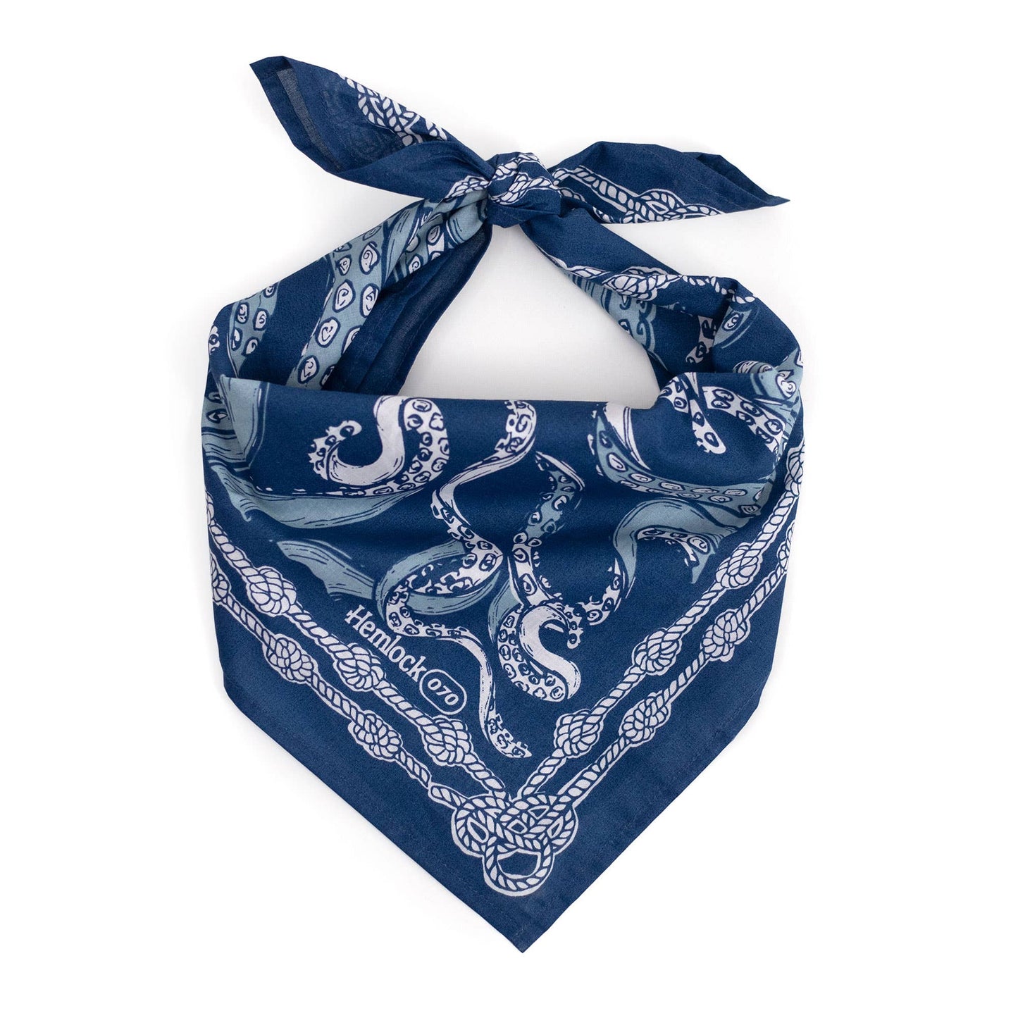 Bandana; 22" Nautilus By Hemlock Goods (100% Premium Cotton)